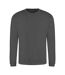 Sweatshirt unisexe gris acier Awdis Awdis