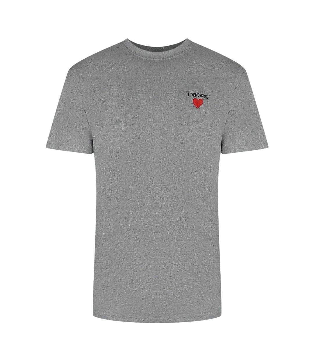 T-shirt Homme Gris Love Moschino-1
