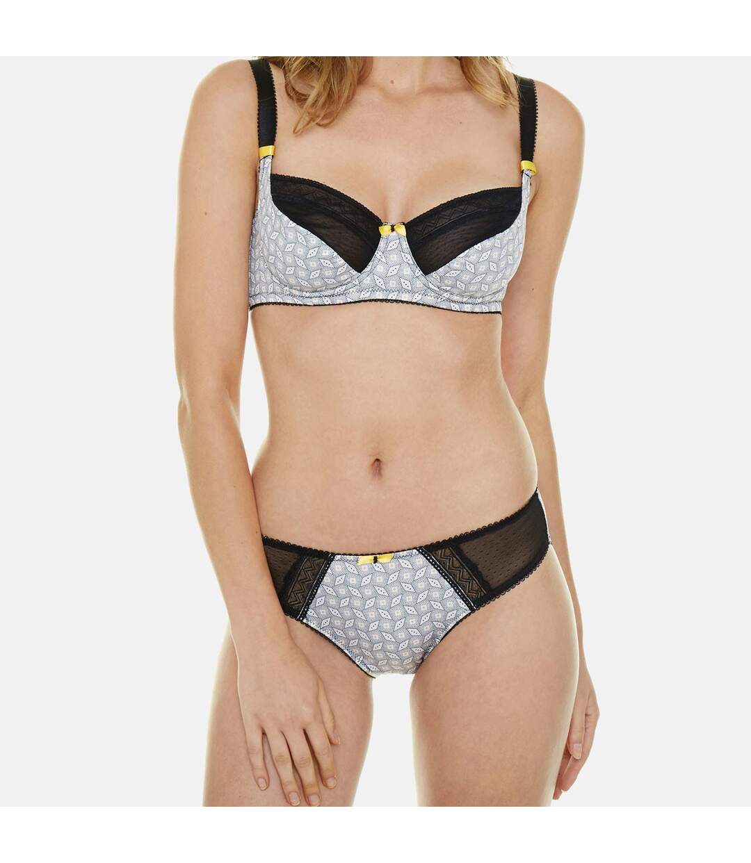 Culotte noir/jaune Kiwi-1