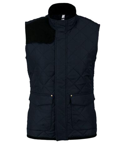 Bodywarmer veste sans manches matelassée - K6125 - bleu marine - femme