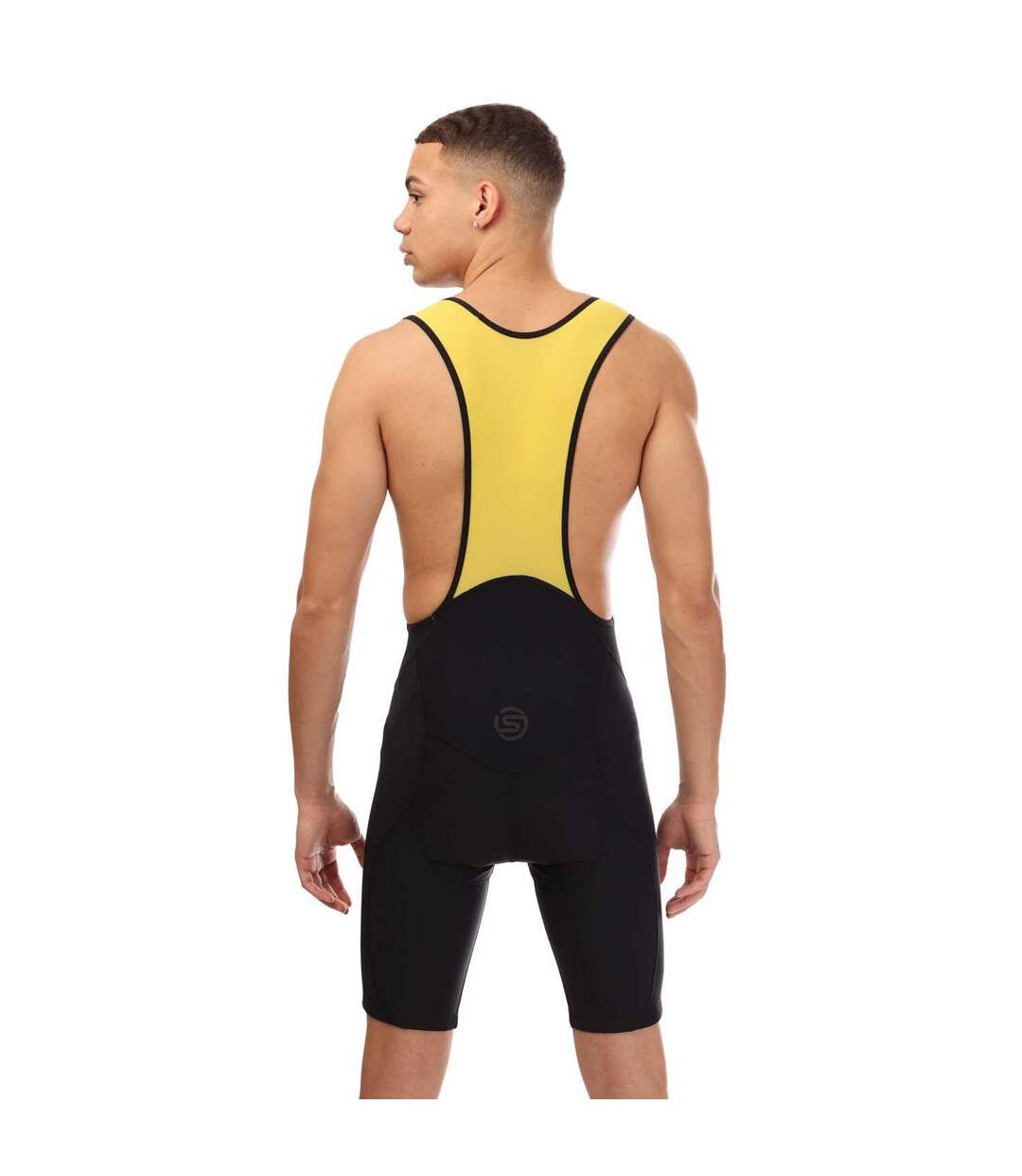 Cuissard De Cyclisme À Bretelles Homme Noir Skins-2