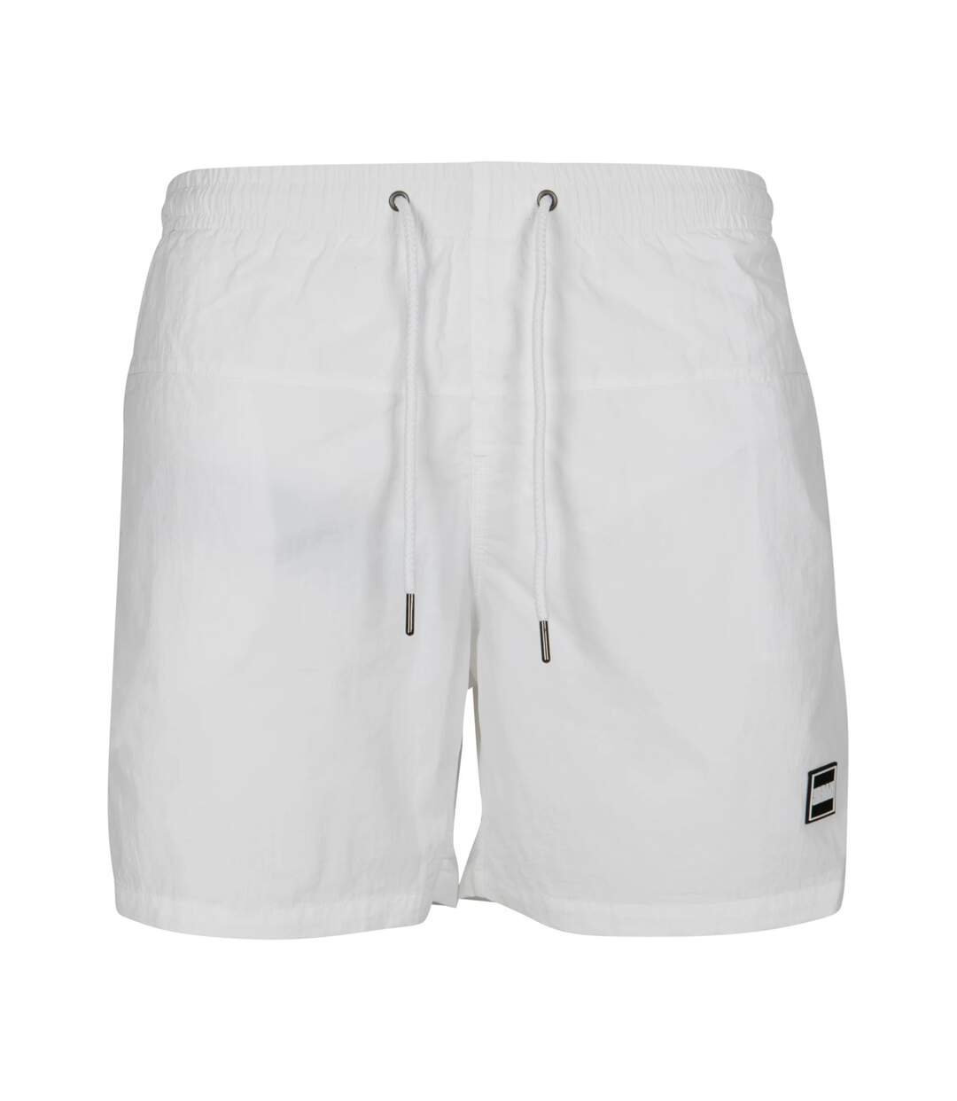 Mens Block Swim Shorts White Urban Classics-1