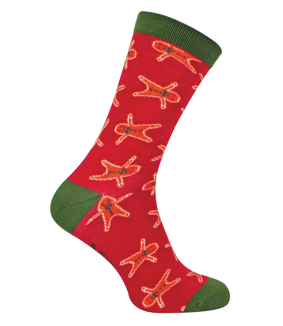 Mr Heron - Novelty Gingerbread Men Bamboo Socks-1