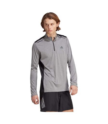 Haut Homme Gris Chiné Adidas