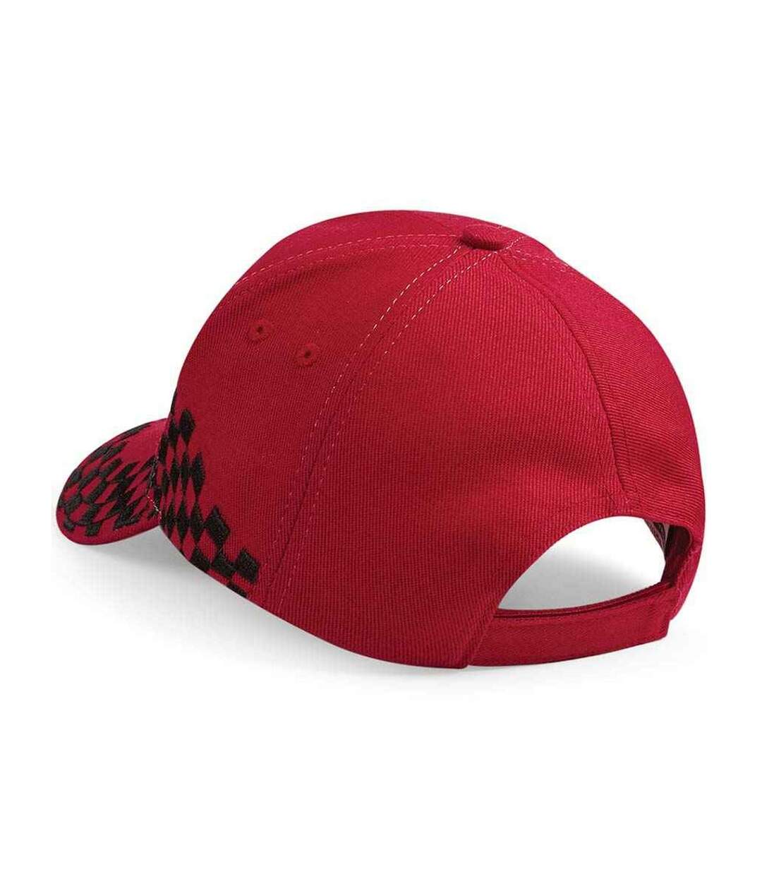 Casquette de baseball grand prix adulte rouge classique Beechfield-1