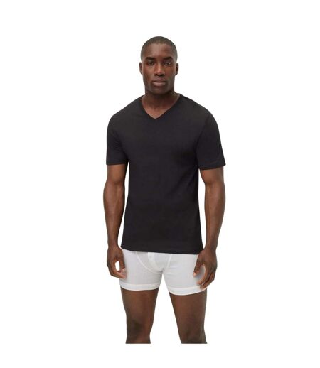 Lot De 3  T-shirts Motif/style Logo Homme Noir Boss