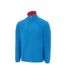 Mens Quarter Zip Fleece Jacket Blue Donnay-3