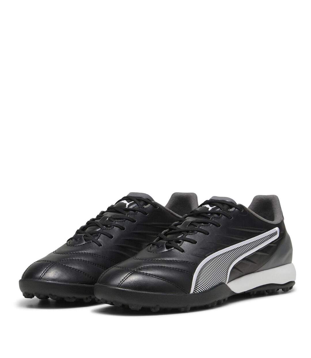 Mens Turf Training Artificial Ground Football Boots  Black Puma-1