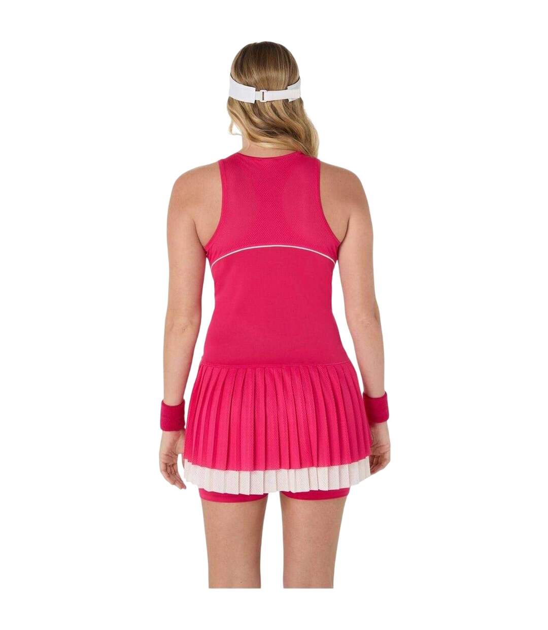 Robe Athlétique Tennis Femme Rose Vif Asics-2