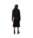 Womens/ladies Pleated Midi Skirt Black Lacoste-3