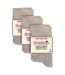 Ladies 6 Pack Bamboo & Merino Wool Blend Socks-2