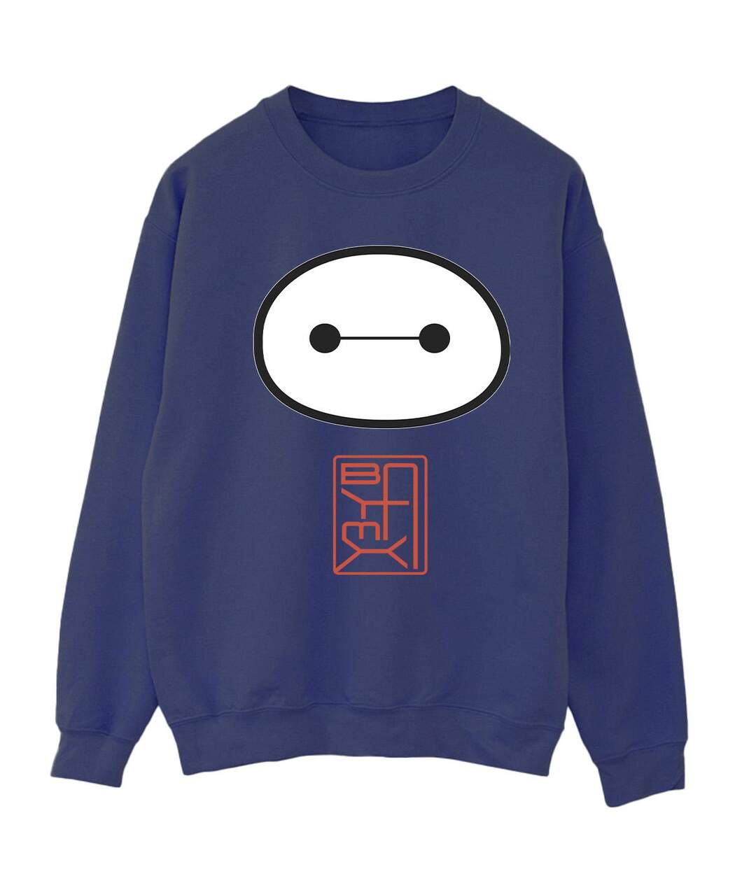 Disney - Sweat BIG HERO BAYMAX ICON - Femme (Bleu marine) - UTBI11531-1
