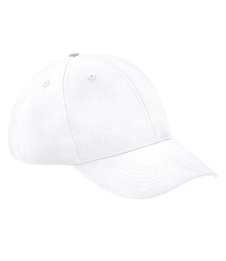 Unisex adult pro-style recycled cap white Beechfield