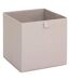 Boîte de Rangement Réversible Lauria 31x31cm Beige-2