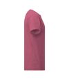 Fruit Of The Loom Mens Iconic T-Shirt (Pack of 5) (Heather Burgundy)