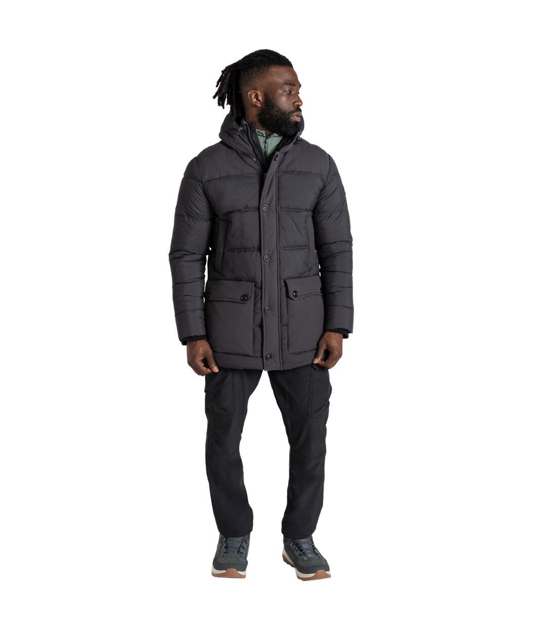 Veste à capuche homme gris foncé Craghoppers Craghoppers