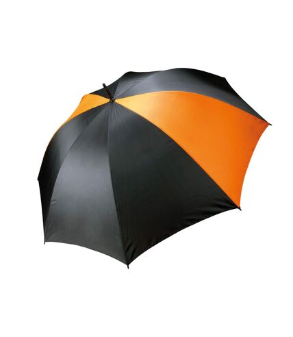 Kimood Storm Manual Open Golf Umbrella (Black/Orange) (One Size)