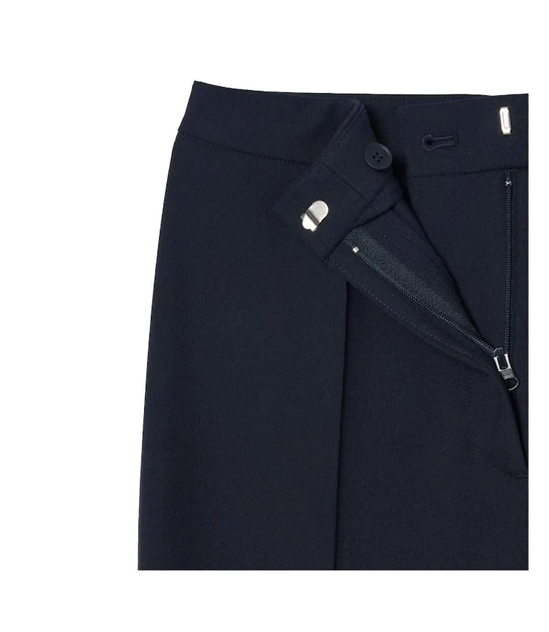Pantalon fluide marine homme lacoste high waisted-3