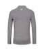 Mens Mock Neck Base Layer Top Grey Sondico-2