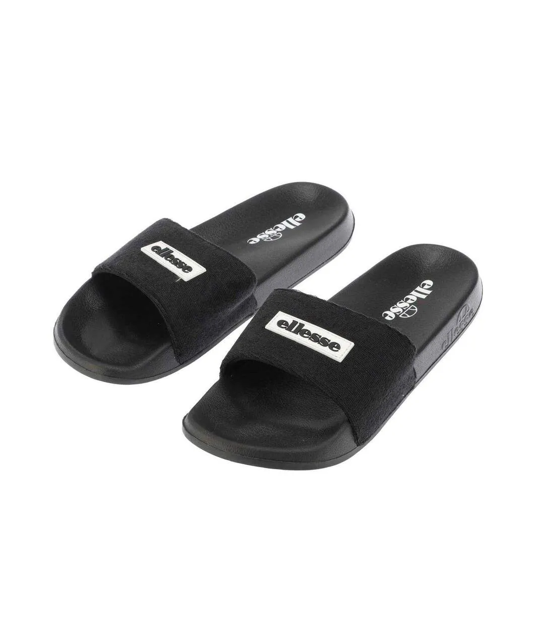 Unisex Adult Laxxes Open Toe Sliders Black Ellesse-1