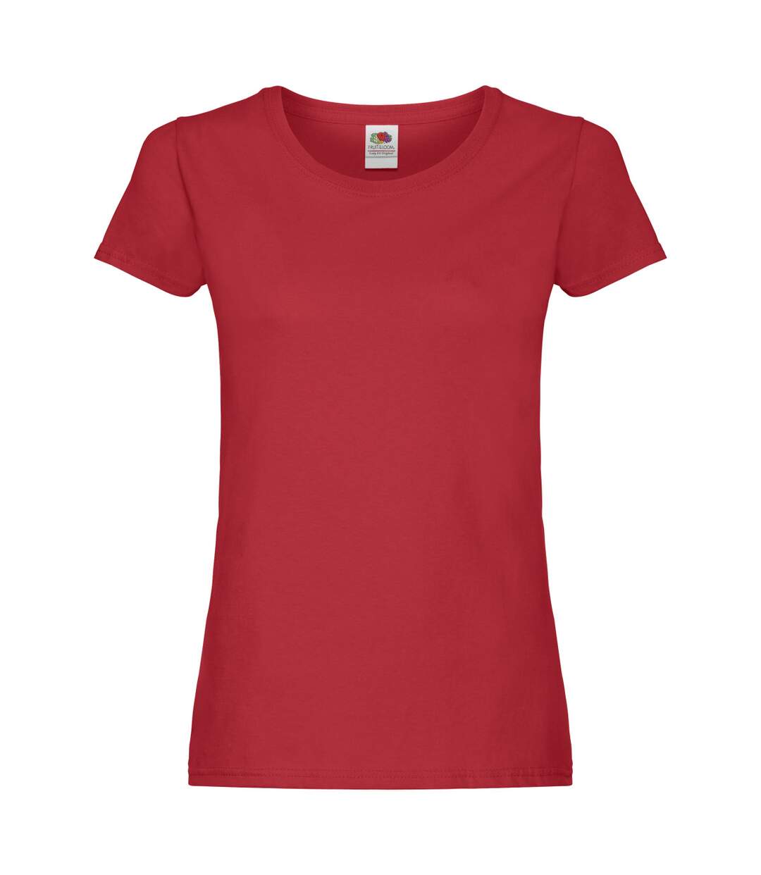 T-shirt femme rouge Fruit of the Loom