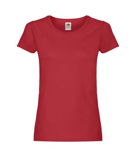 Fruit of the Loom Womens/Ladies T-Shirt (Red)