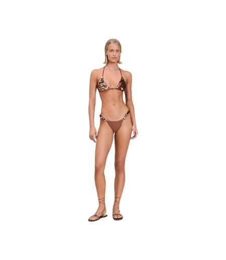Womens/ladies Cici Seashell Bikini Bottoms Bronze Shell Devon Windsor