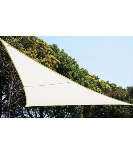 Voile d'ombrage triangulaire Curacao - 3 x 3 x 3 m - Blanc