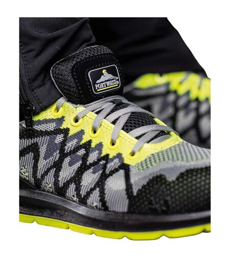 Baskets De Sécurité Eco Composite Homme Noir Jaune Portwest