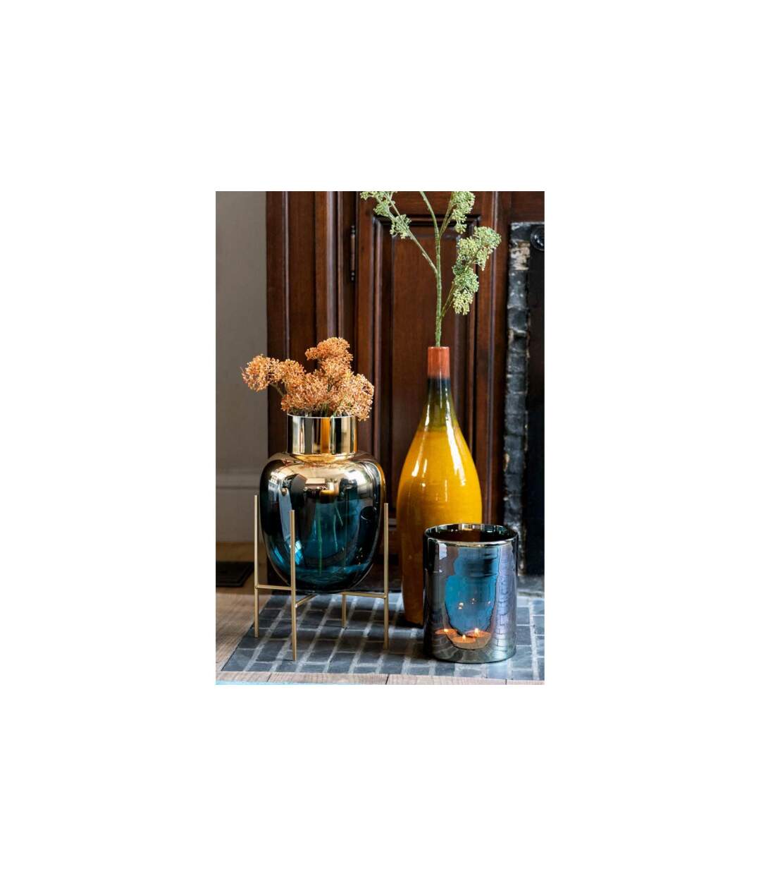 Bouteille & Bouchon Tâche Déco 35cm Naturel-4