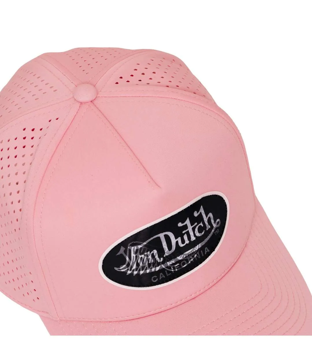 Casquette 6 panneaux filet en mesh écusson hologramme Sport Vondutch-3
