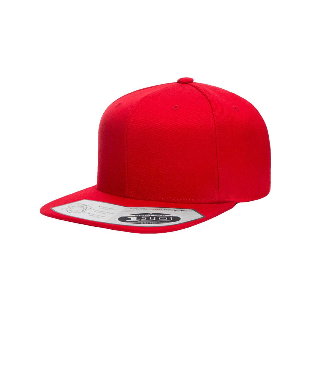 Flexfit 110 casquette adulte unisexe rouge Yupoong-1