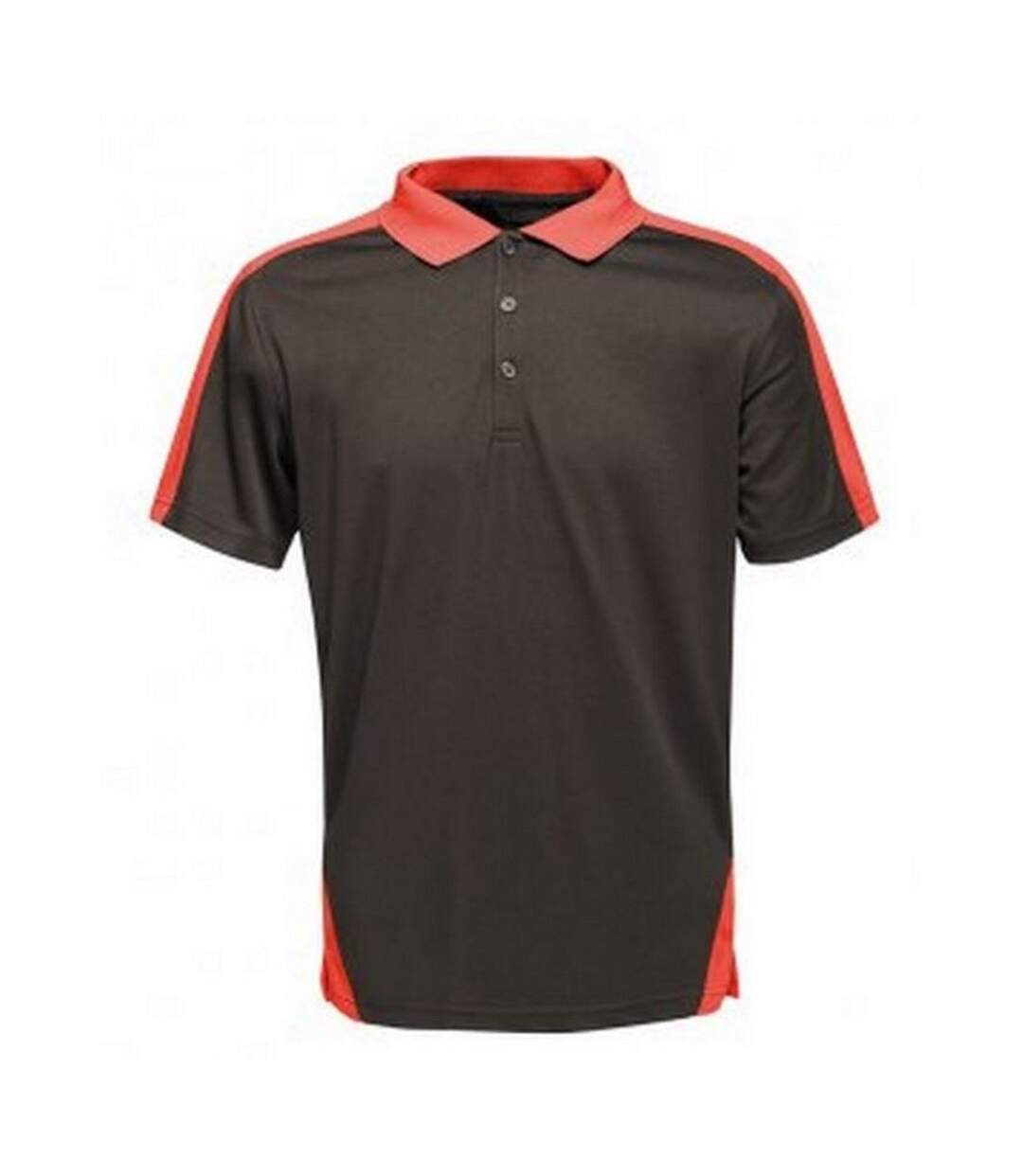 Regatta - Polo de sport CONTRAST - Homme (Noir / rouge) - UTPC3304