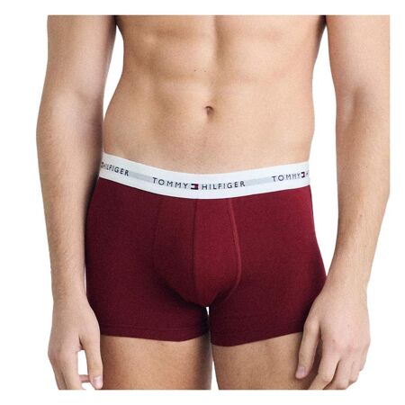 X3 Boxers Noir/Bordeaux Homme Tommy Hilfiger UM0UM02761 - L