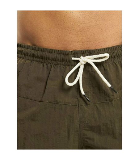 Short De Bain Motif/style Bloc Homme Olive Urban Classics