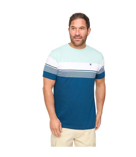 T-shirt Motif/style Rayure Fil Teint Portmen Homme Bleu Marine À Rayures Bewley & Ritch