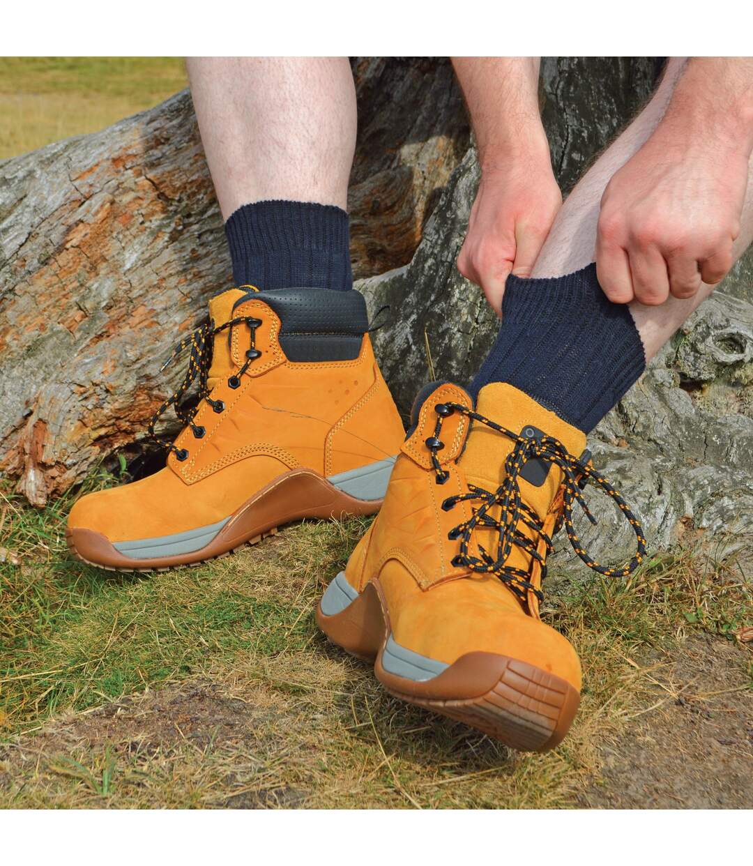 3 Pairs Mens Winter Warm Wool Blend Hiking Boots Socks-4