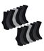 7 Pack Mens Classic Suit Socks - Soft Breathable Plain Dress Socks-1