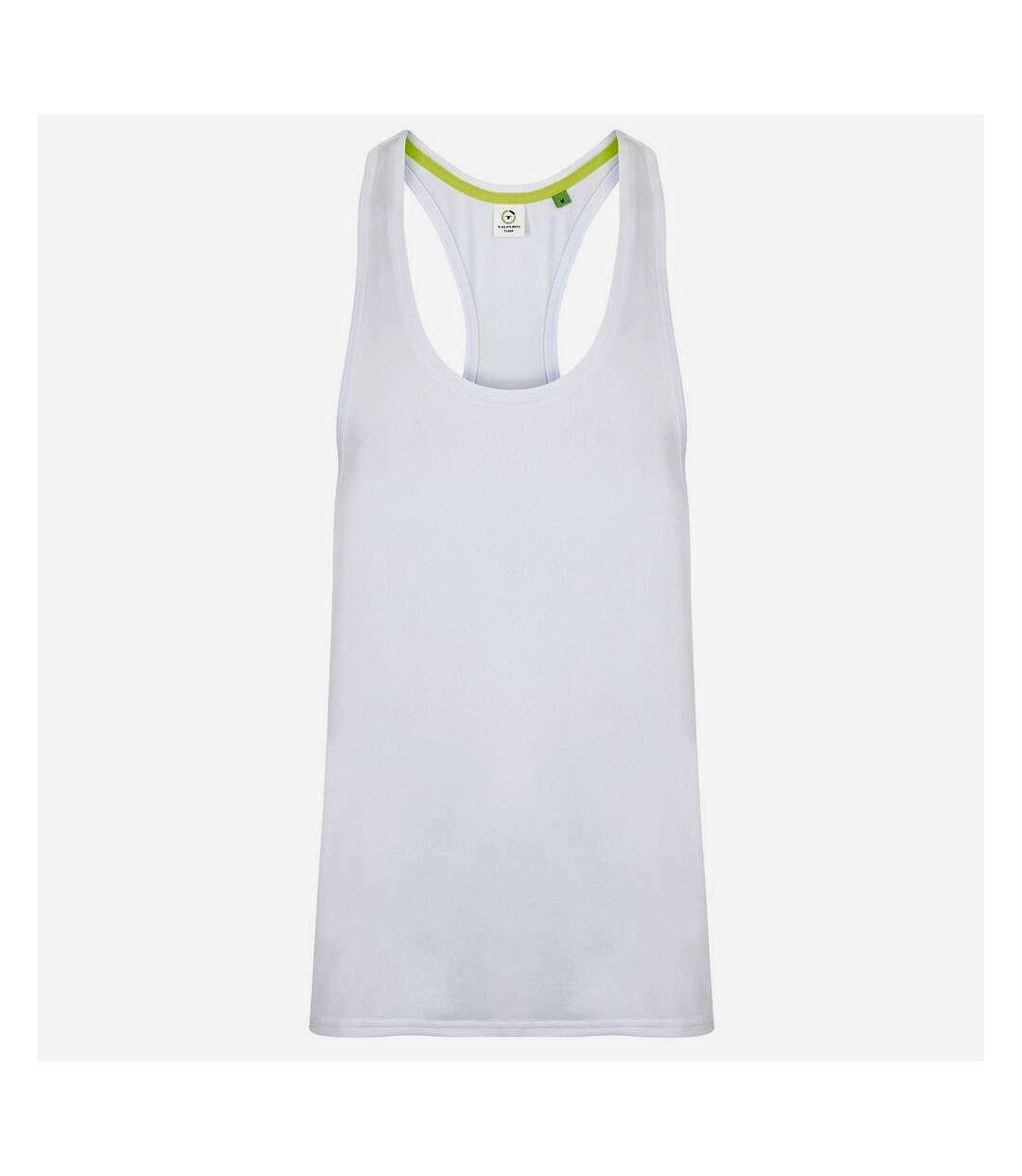 Mens muscle vest top white Tombo