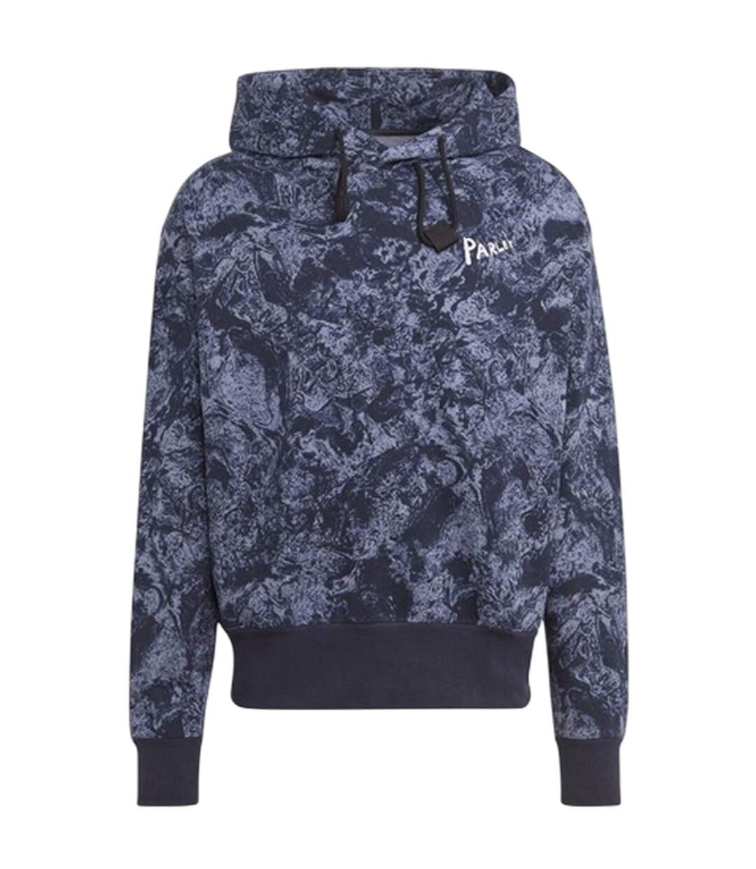 Mens Parley Parley Regular Hoodie Blue Black Marble Adidas-2