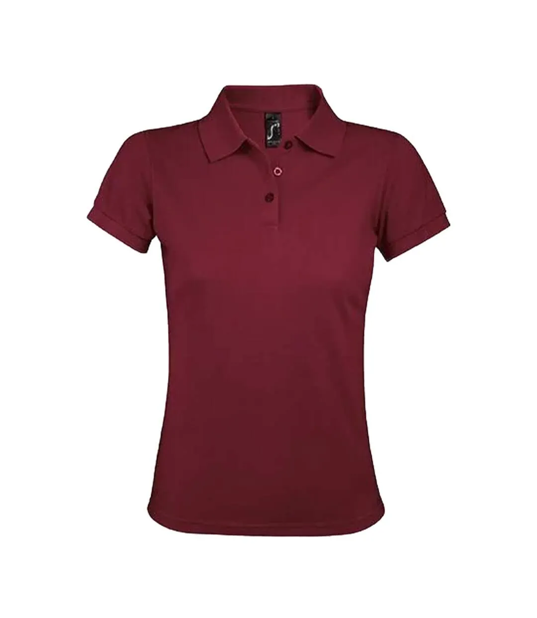 Polo Prime Femme Bordeaux SOLS-1