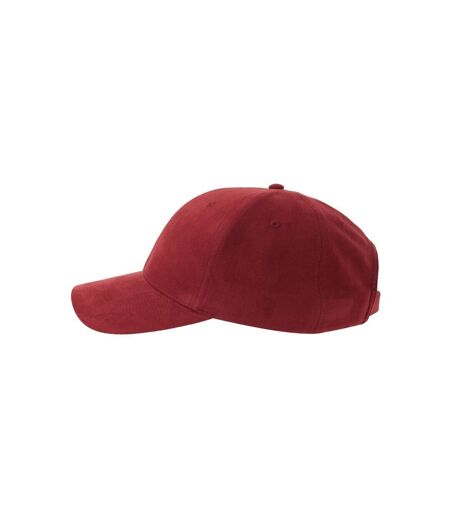 Casquette De Baseball Motif/style 6 Panneaux Fam-s Adulte Rouge Foncé Atlantis Headwear