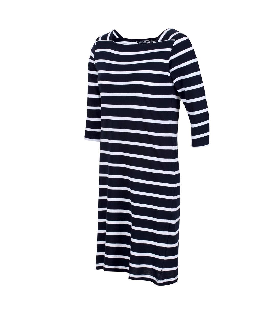 Womens/ladies paislee stripe casual dress navy/white Regatta