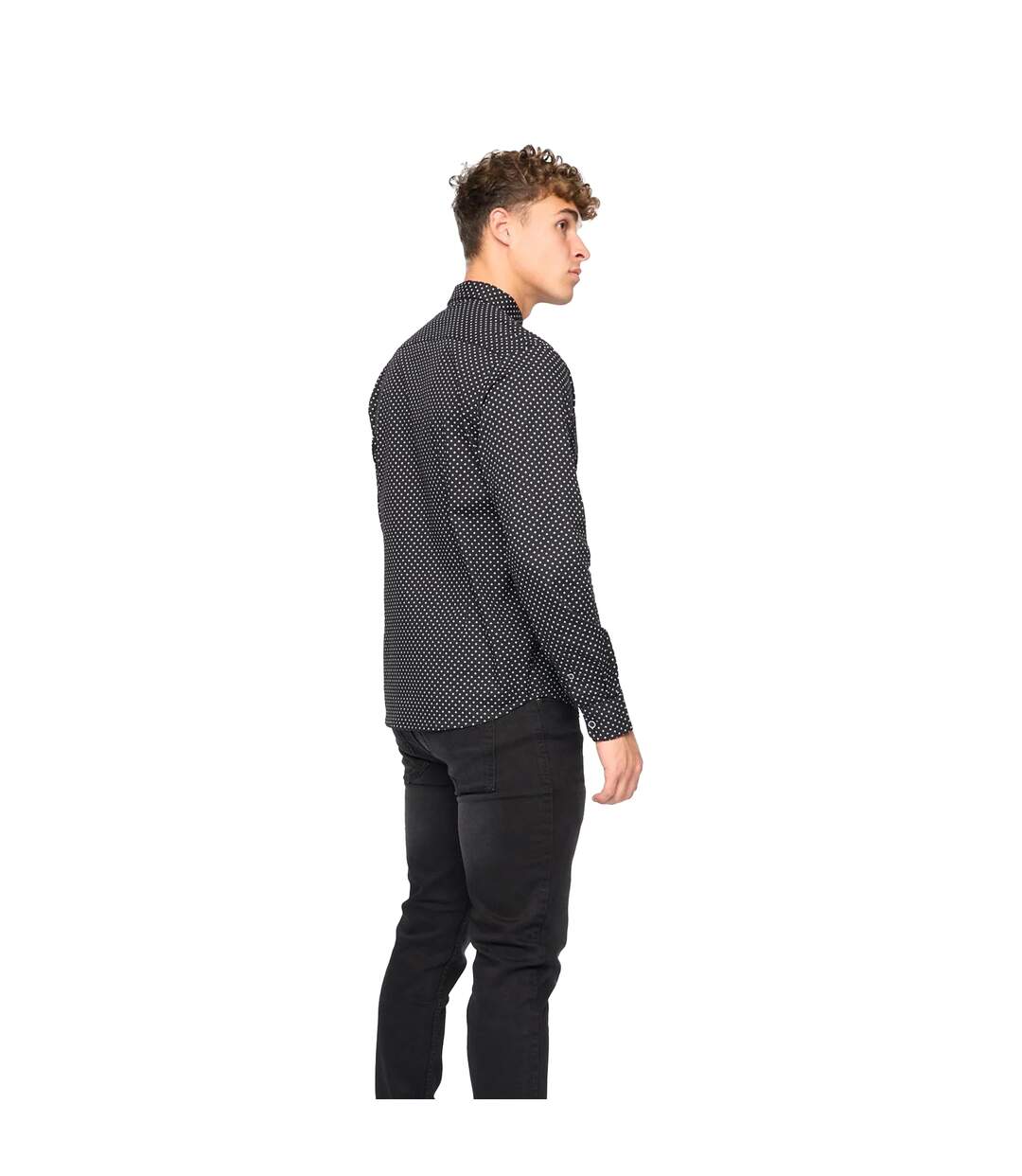 Chemise Broadley Homme Noir Bewley & Ritch-3