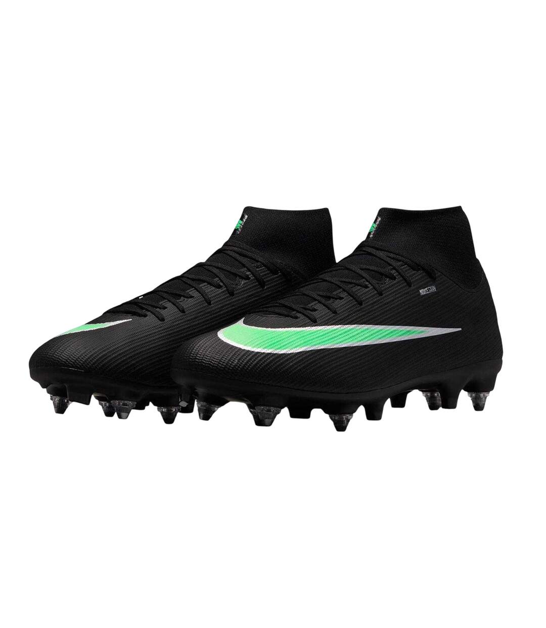 Chaussures De Foot Pour Terrain Souple Mercurial Academy Homme Noir Vert Nike-4