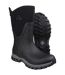 Muck Boots Unisex Arctic Sport Mid Pull On Wellies (Black/Black) - UTFS4288-1