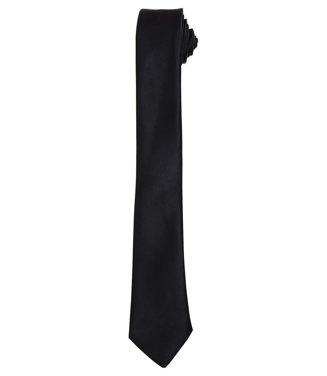 Cravate fine - PR793 - noir-1