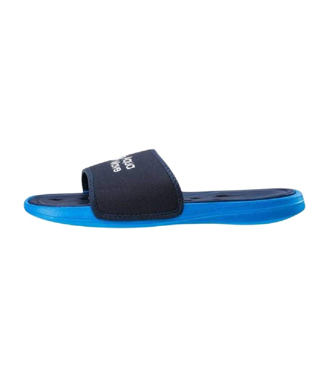 Mens Peles Flat Slides Navy Blue Blue Aquawave-2