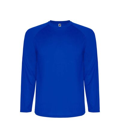 Mens montecarlo long-sleeve sports t-shirt bleu Roly