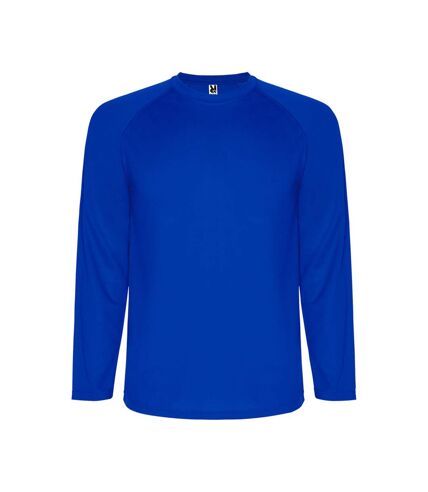 Mens montecarlo long-sleeve sports t-shirt bleu Roly